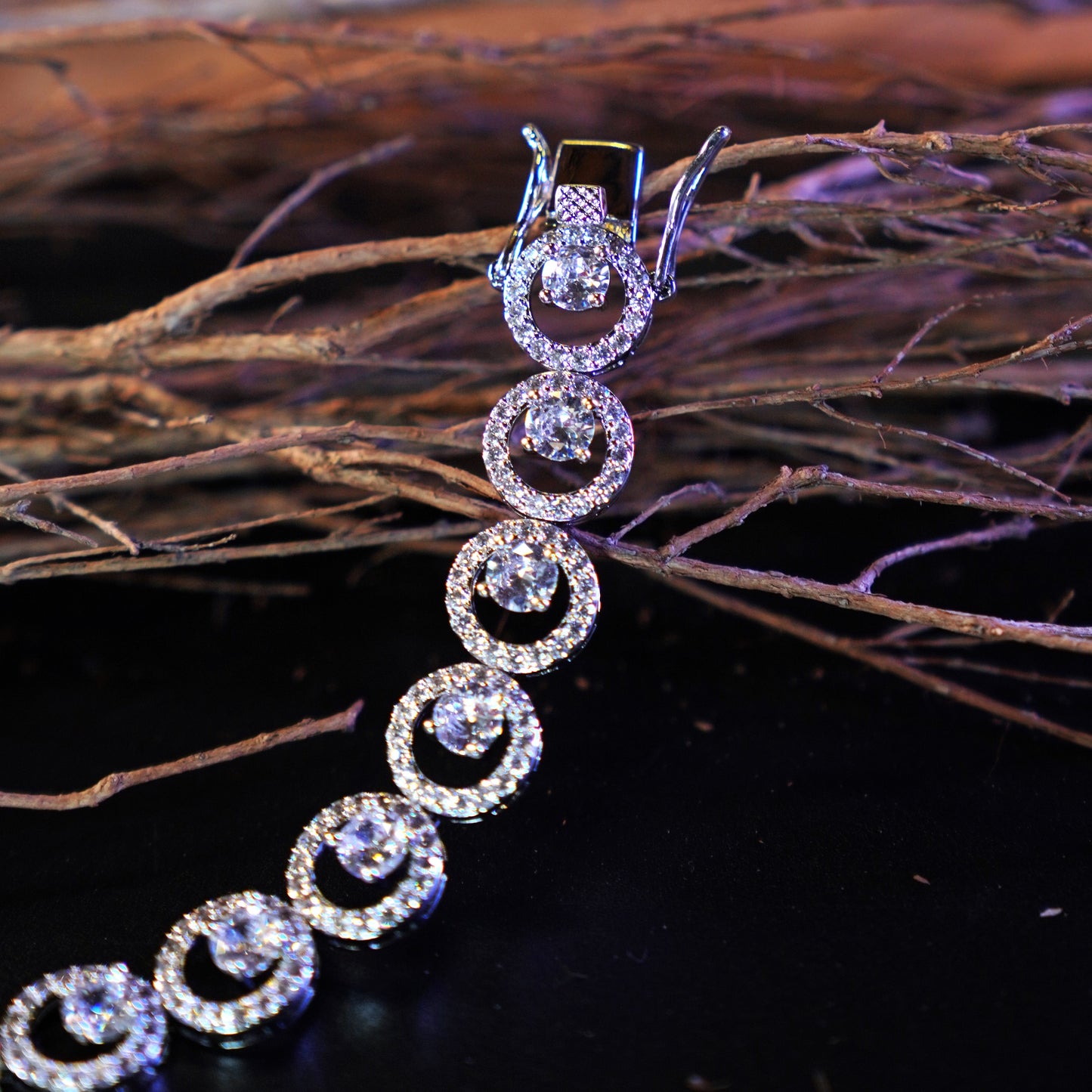 Gold-Plated, Micro Ad Zircon Bracelet