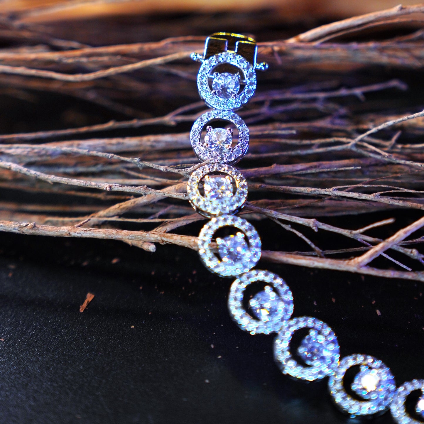 Gold-Plated, Micro Ad Zircon Bracelet